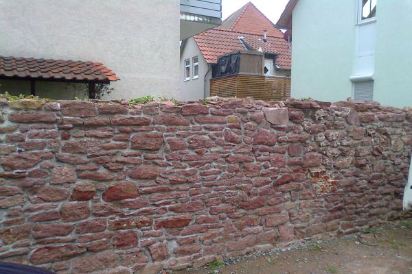 Darmstadt Antik Mauer fugenarbeiten